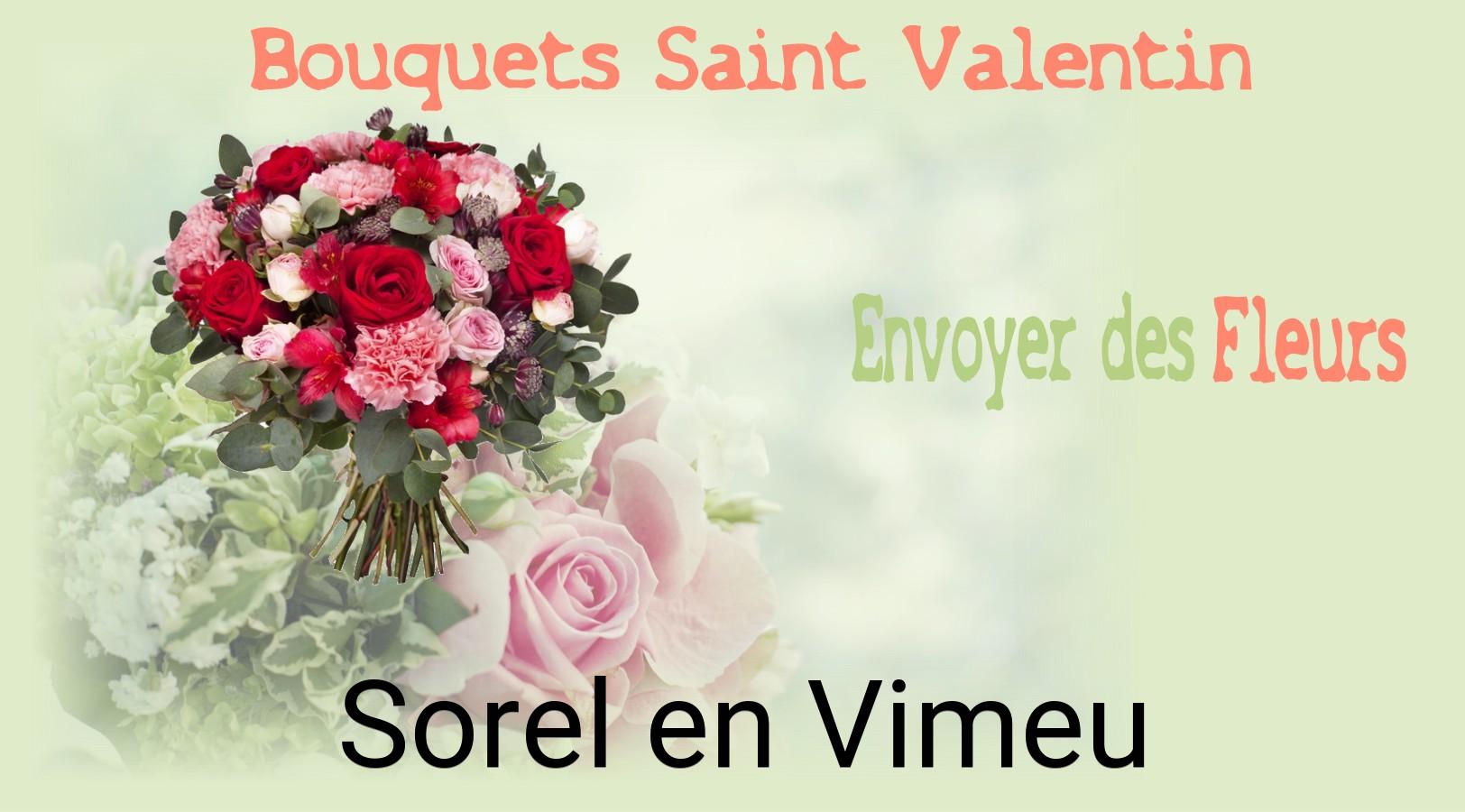 Roses de Saint-Valentin livrées à Sorel-en-Vimeu